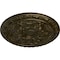 Ekena Millwork Baile Ceiling Medallion (Fits Canopies up to 3 1/4"), Hand-Painted Green Gold, 20"OD x 1 5/8"P CM20BLGGS - alternate 5